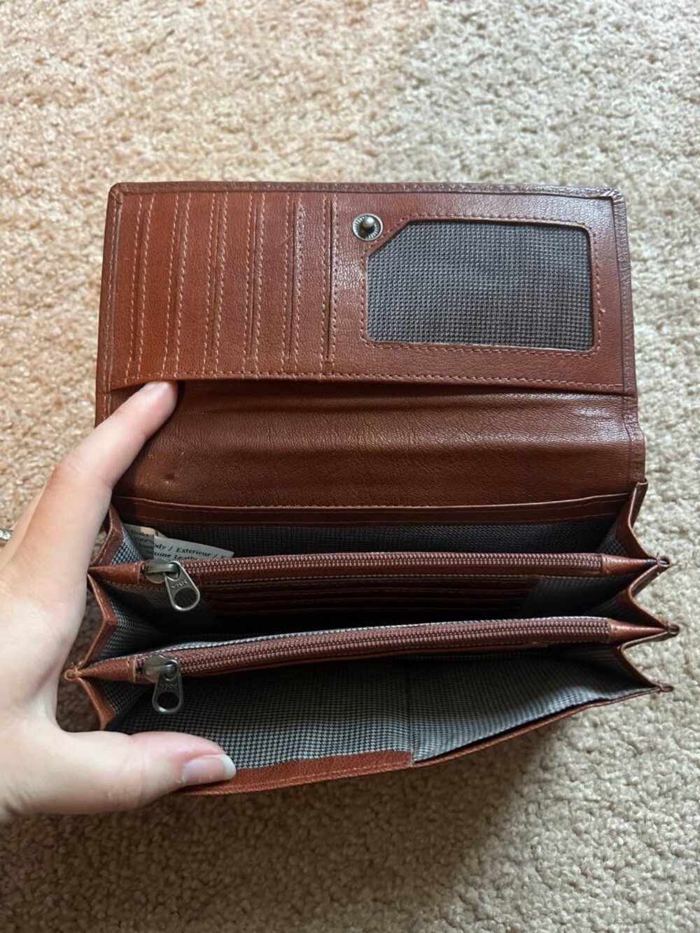 Spikes & Sparrow Genuine Brown Leather Wallet - Picture 4 of 4